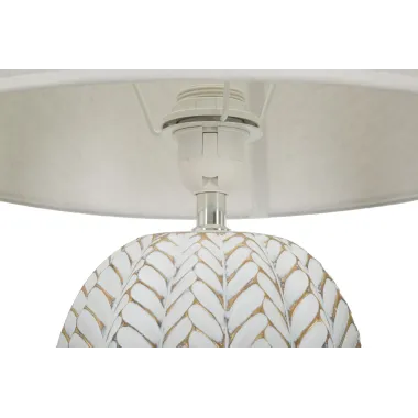 LAMPA STOŁOWA Z ŻYWICY LEAF 35X65 cm